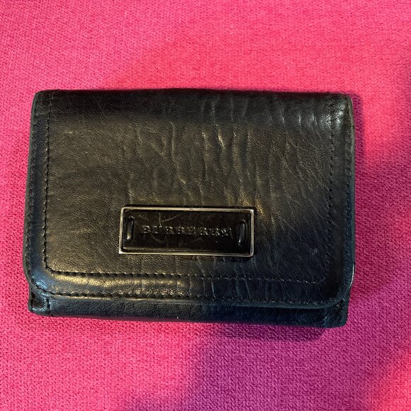Burberry London Leather Compact Wallet - Picture 1 of 8